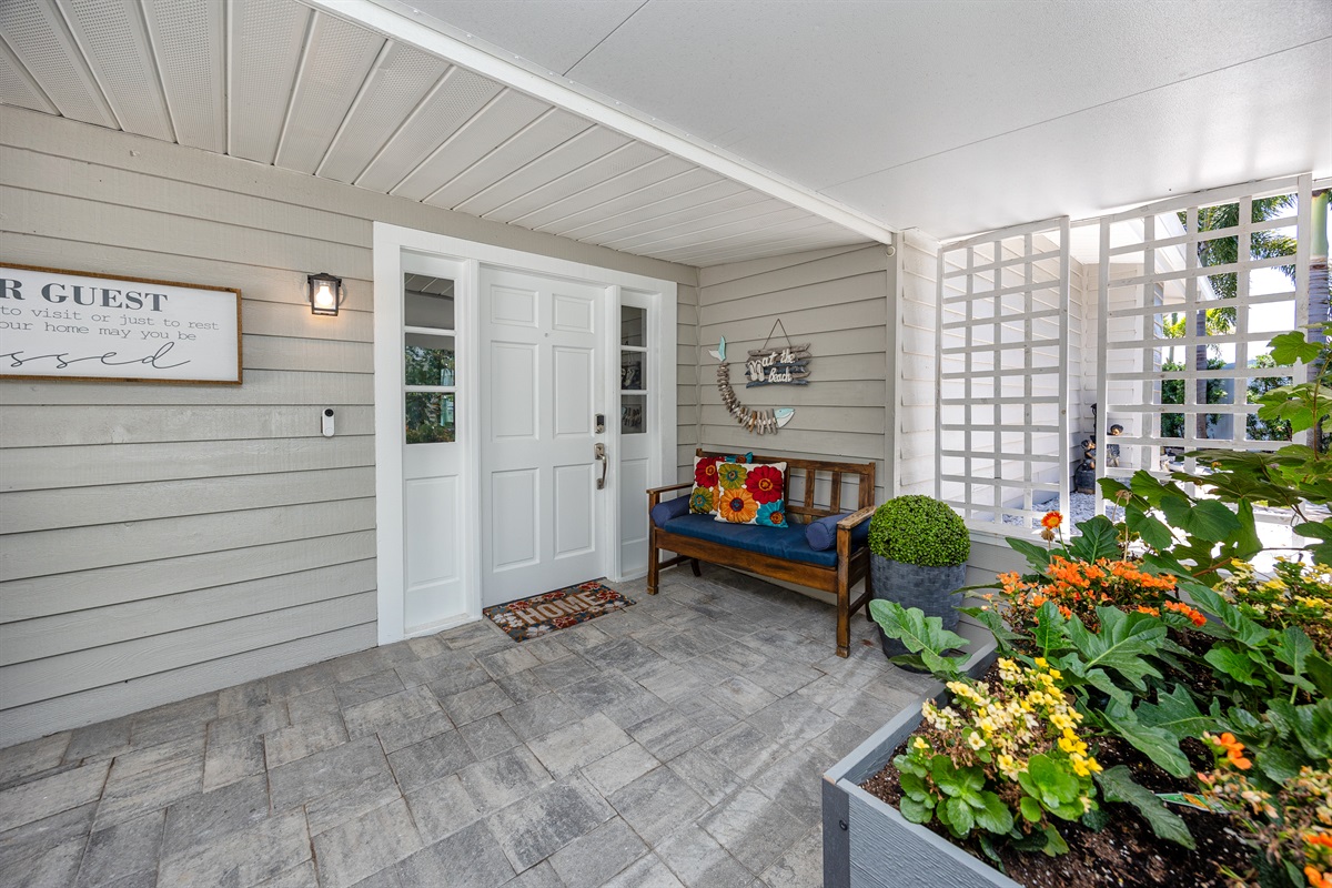 Keyless entry to the home