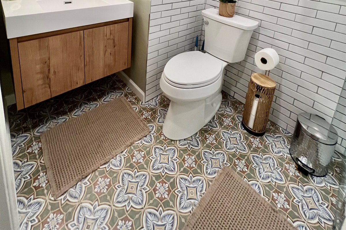 From the artful designer tile to the sparkling walk-in shower, every detail is crafted for your comfort.