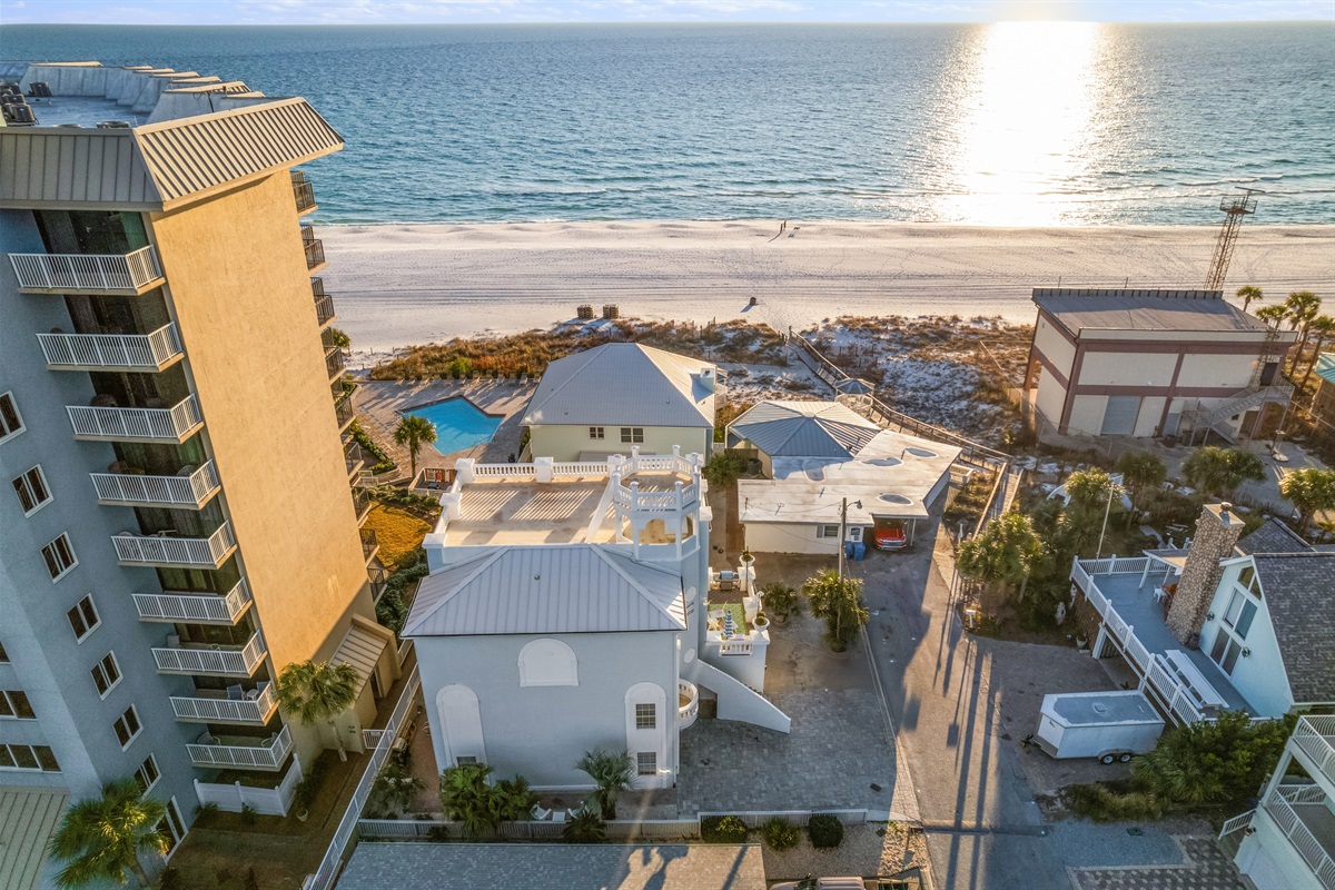 Castle by the Sea & Beach Access Boardwalk