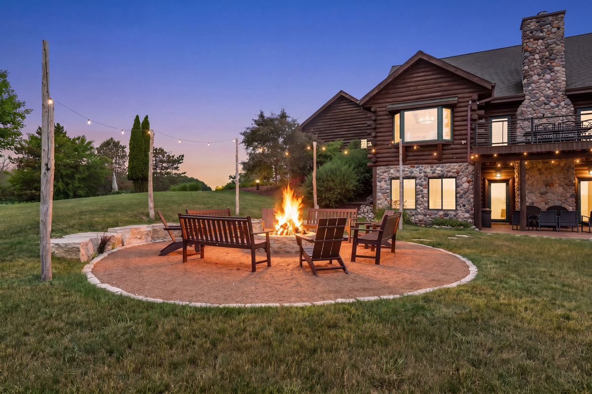 New front patio added in 2025 w/ seating for up to 18 guests.