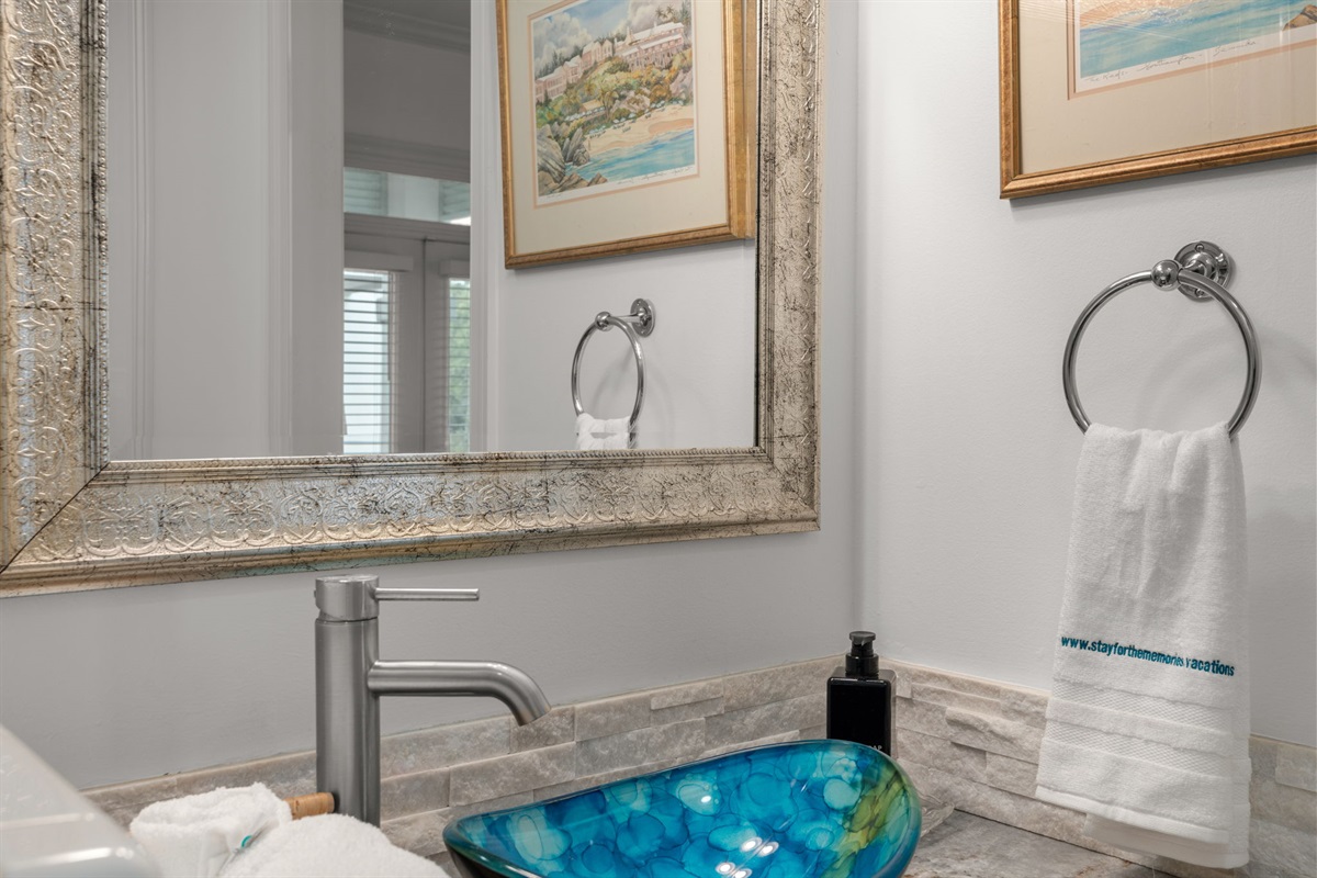 Towels and all your bathroom essentials neatly stored for convenience