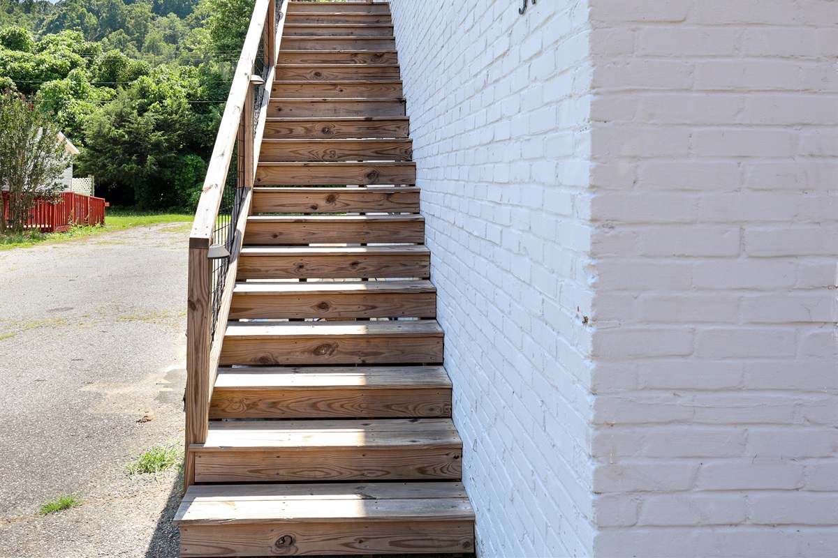 Stairs to front door