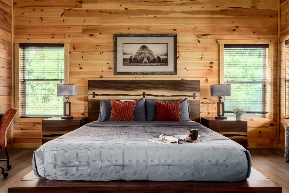 Comfortable beds and peaceful mornings await