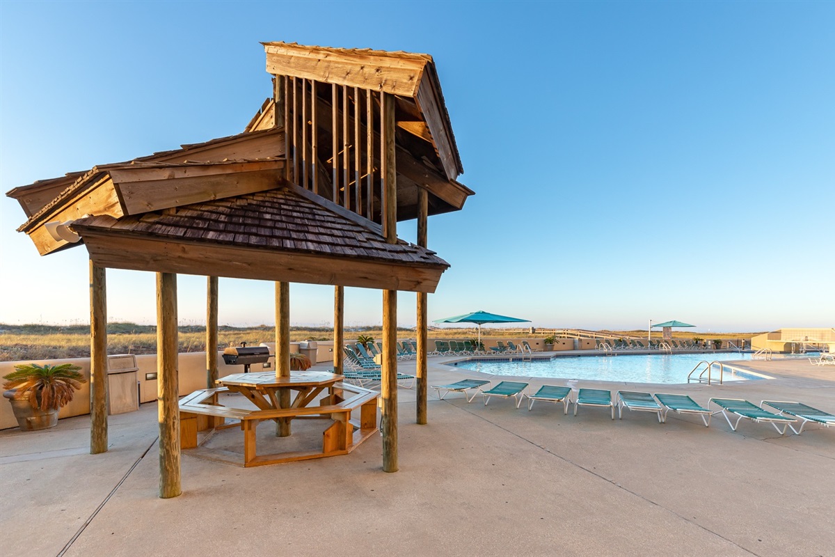 Another gazebo near grills!