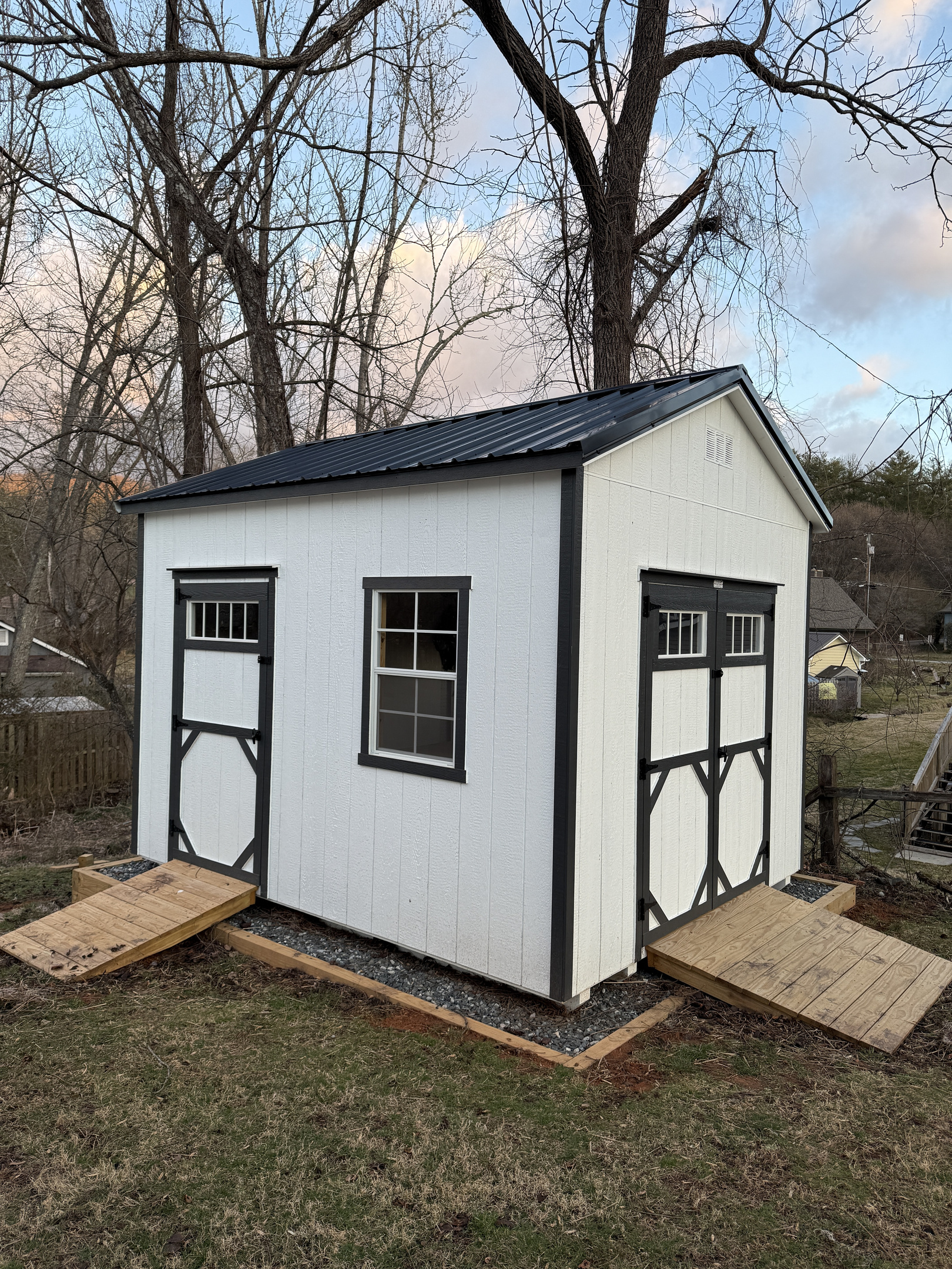 Storage shed for bikes
