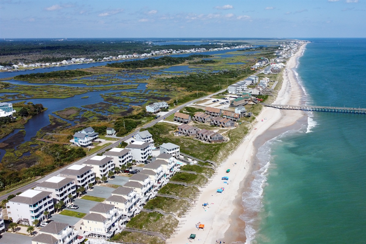 North Topsail Beach, looking north