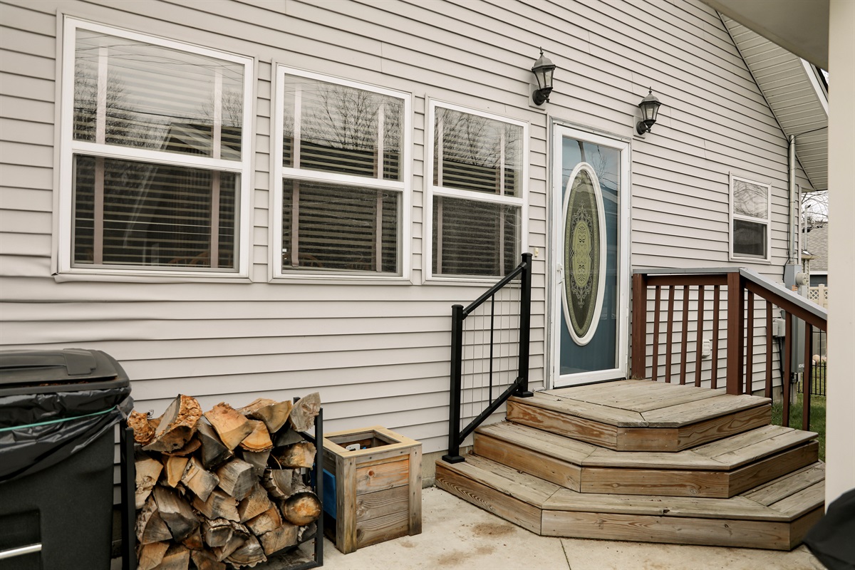 [Front Entrance] We are a keyless entry home.