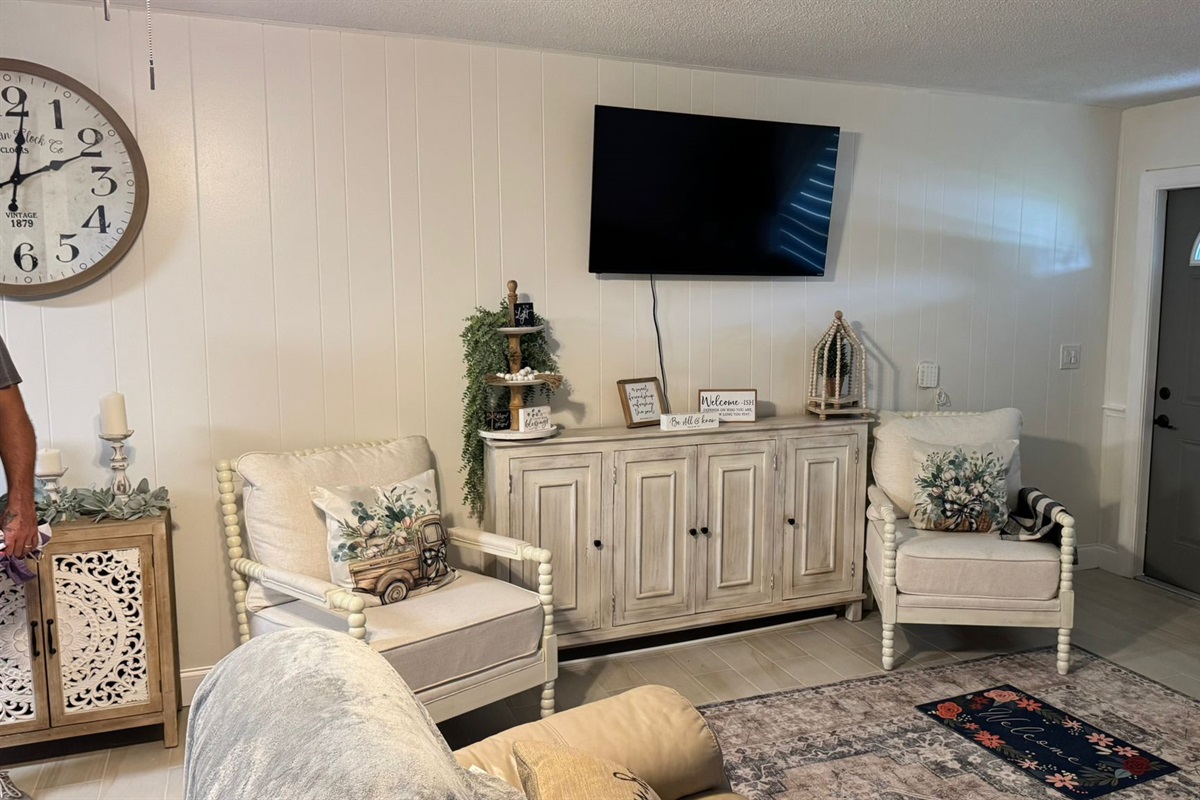 Living Room with smart TV