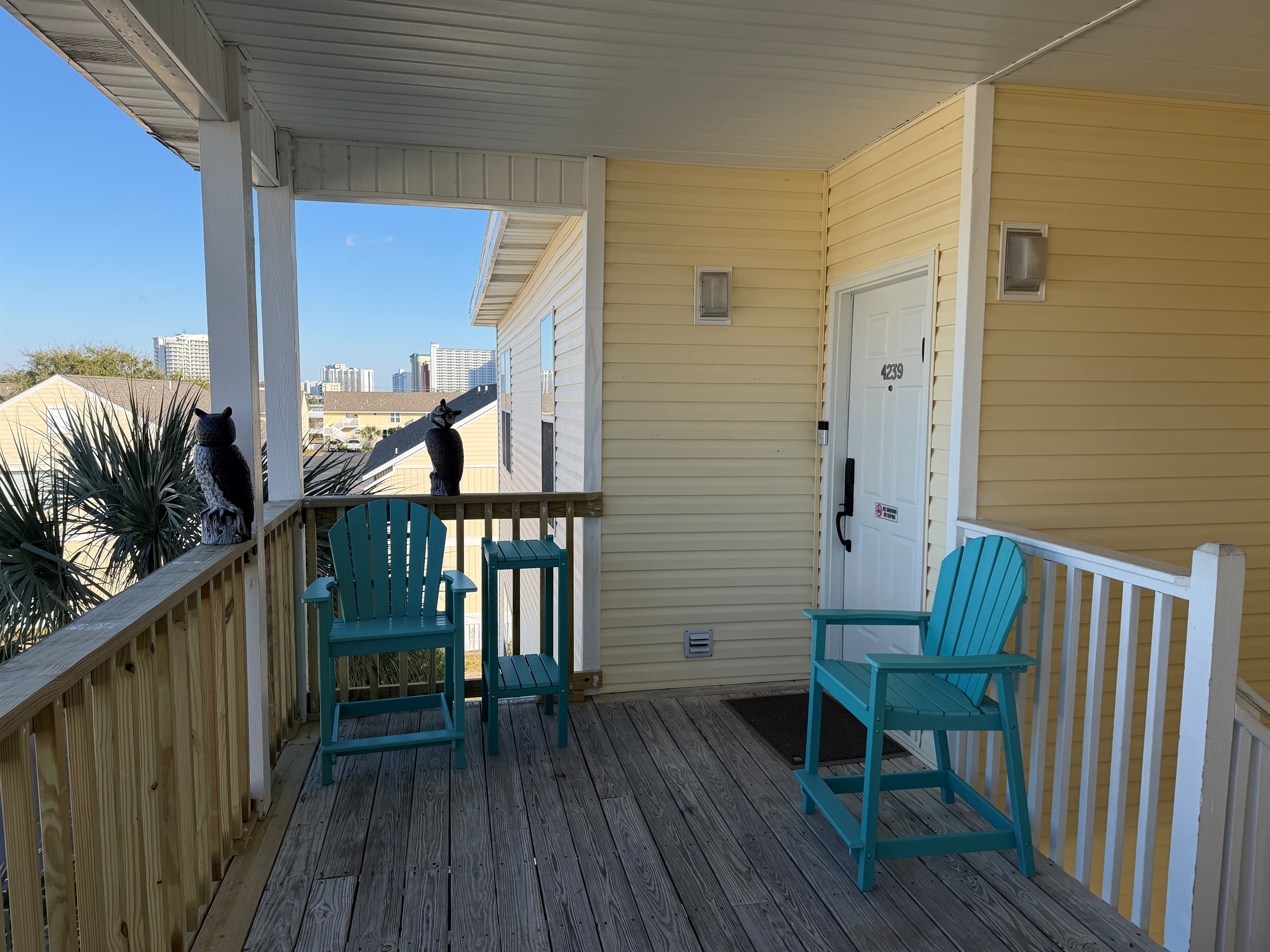 View of the entrance to the unit.