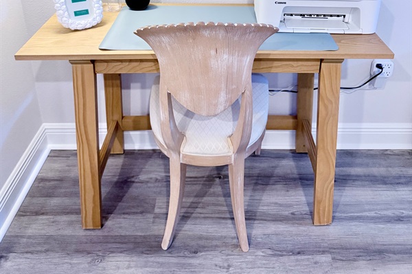 Office area with printer included