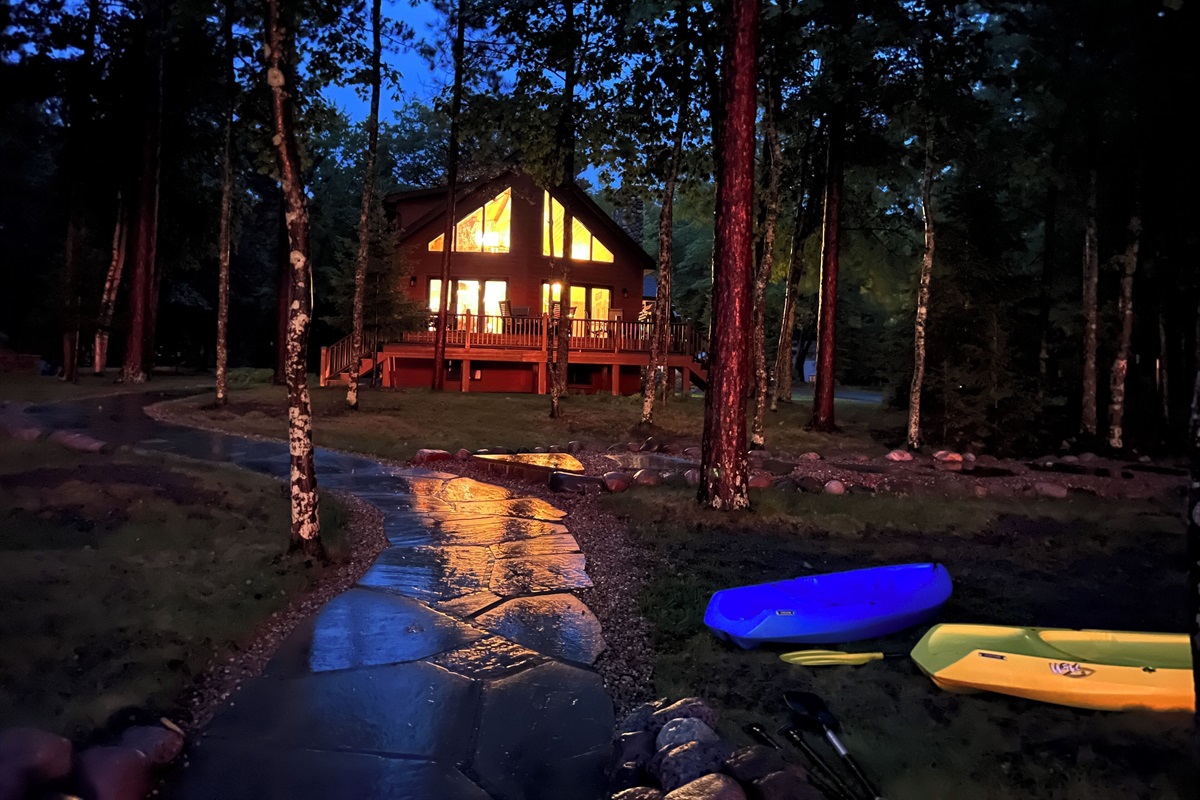 Calm after the storm.  View from Eagle lake. 