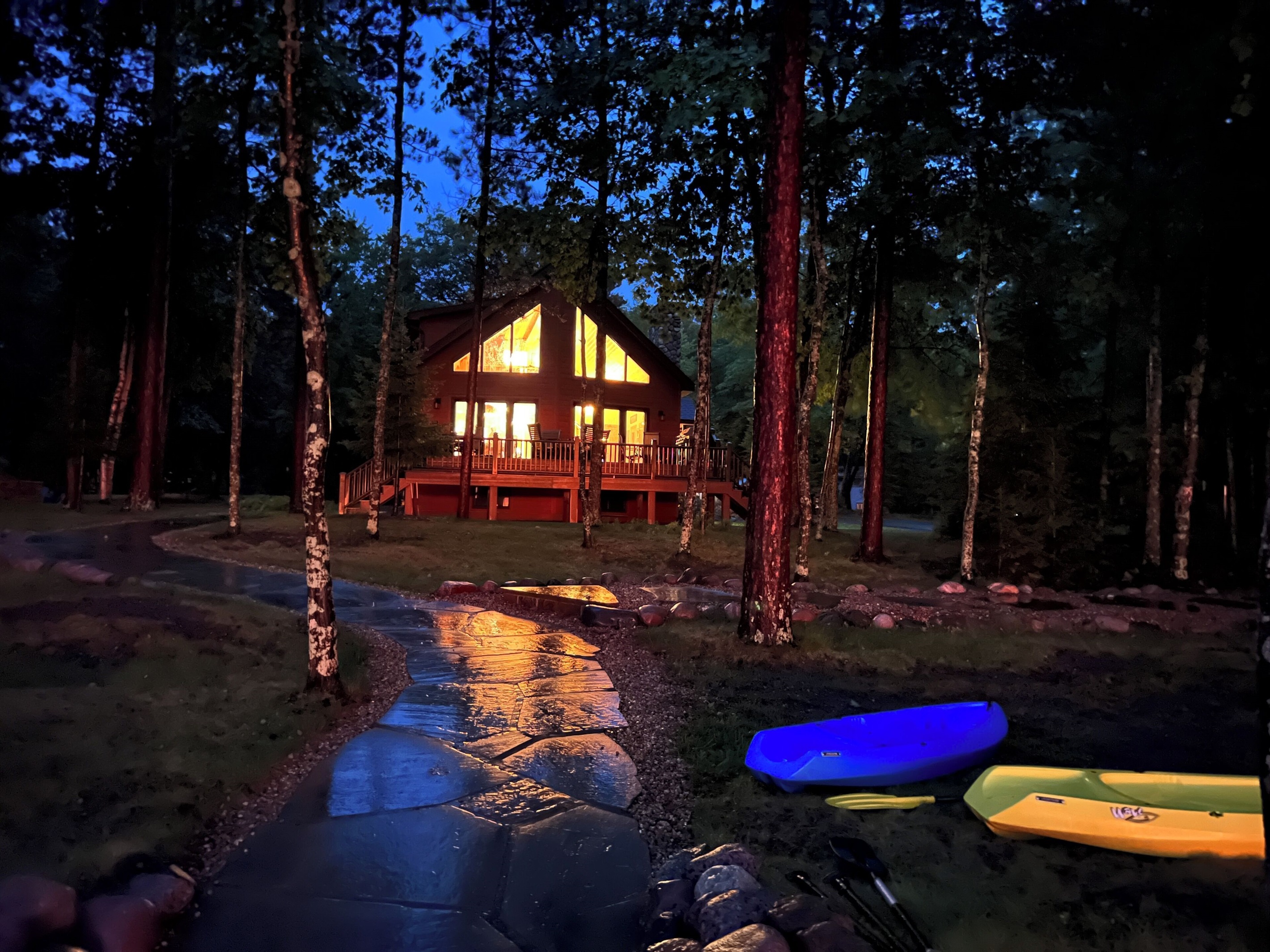 Calm after the storm.  View from Eagle lake. 