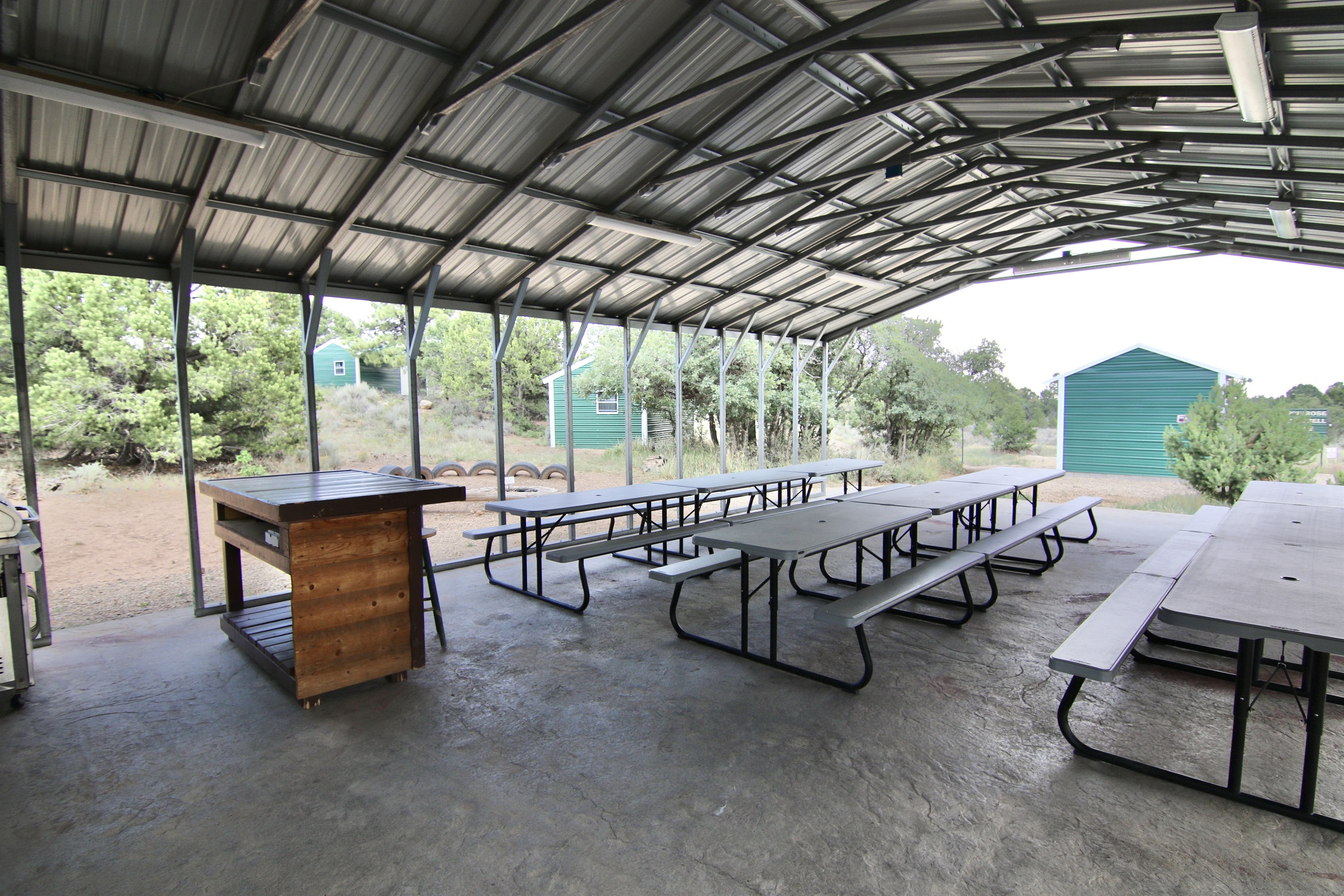 Glamping Pavilion Seating