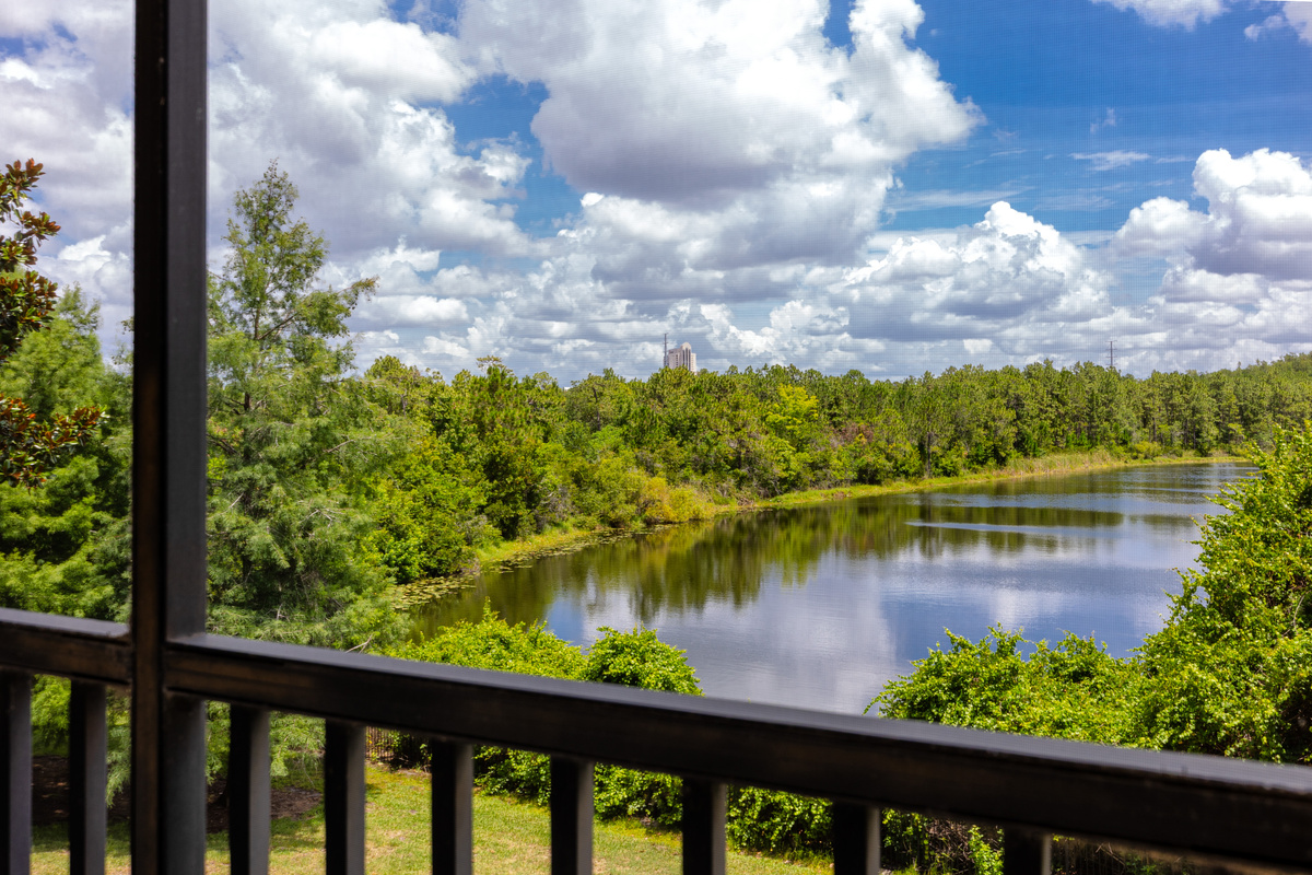 Beautiful balcony view