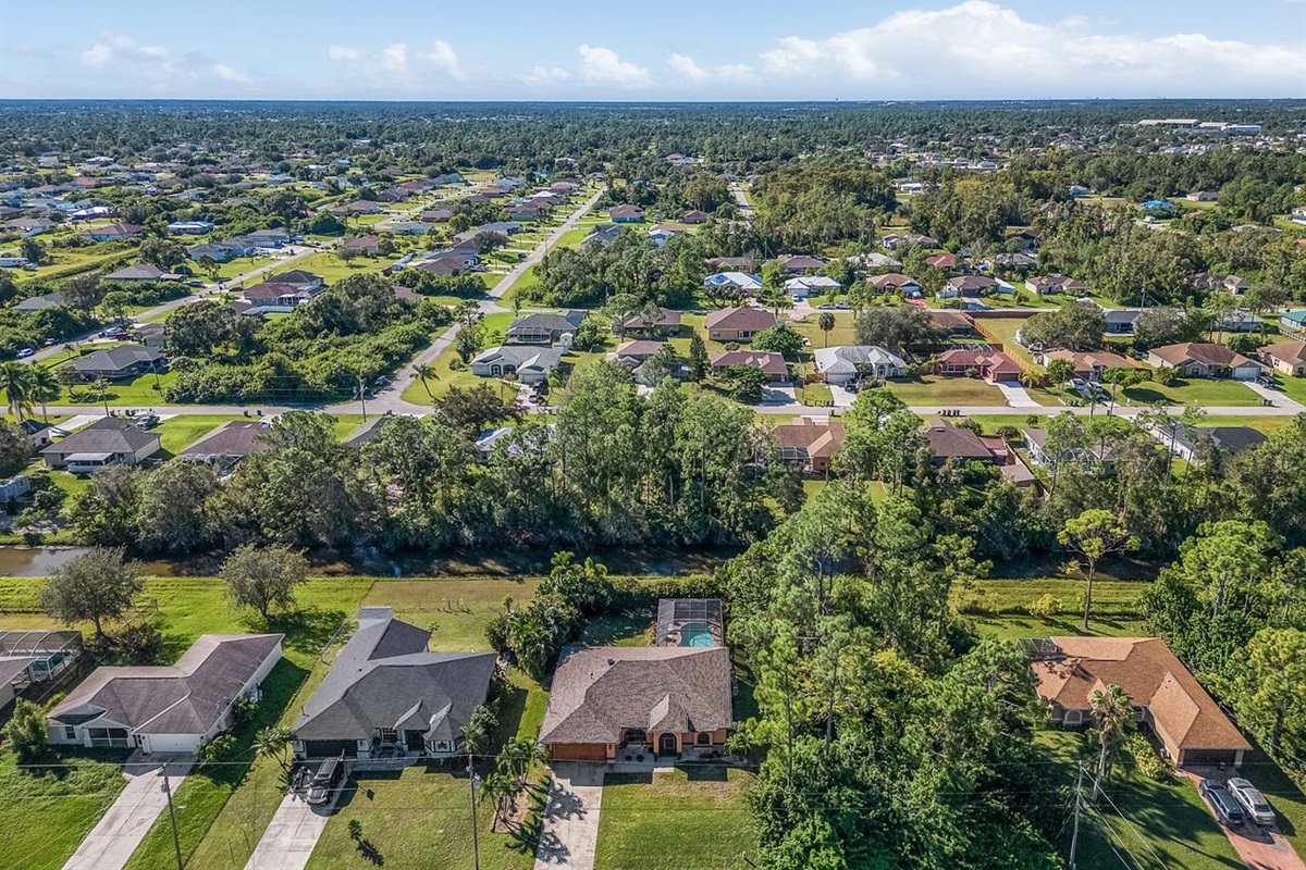 Nestled in Lehigh Acres' heart with an aerial view!