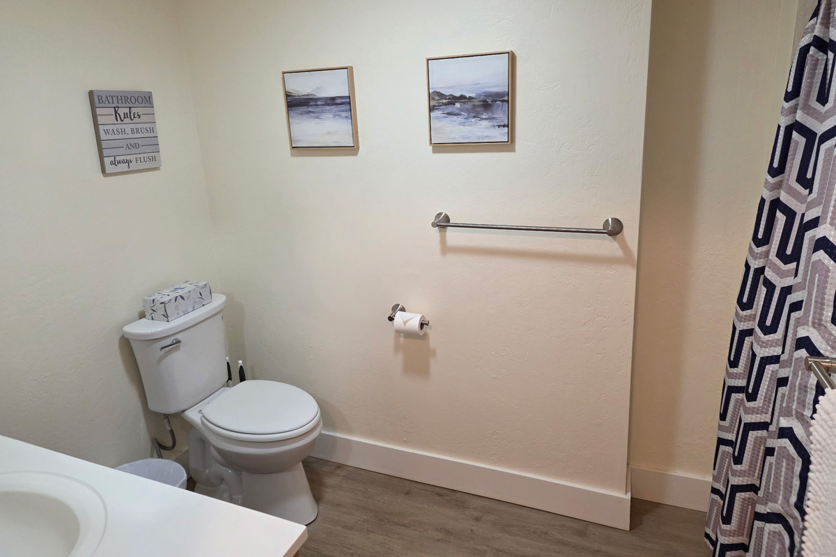 Bathroom with shower on 2nd floor