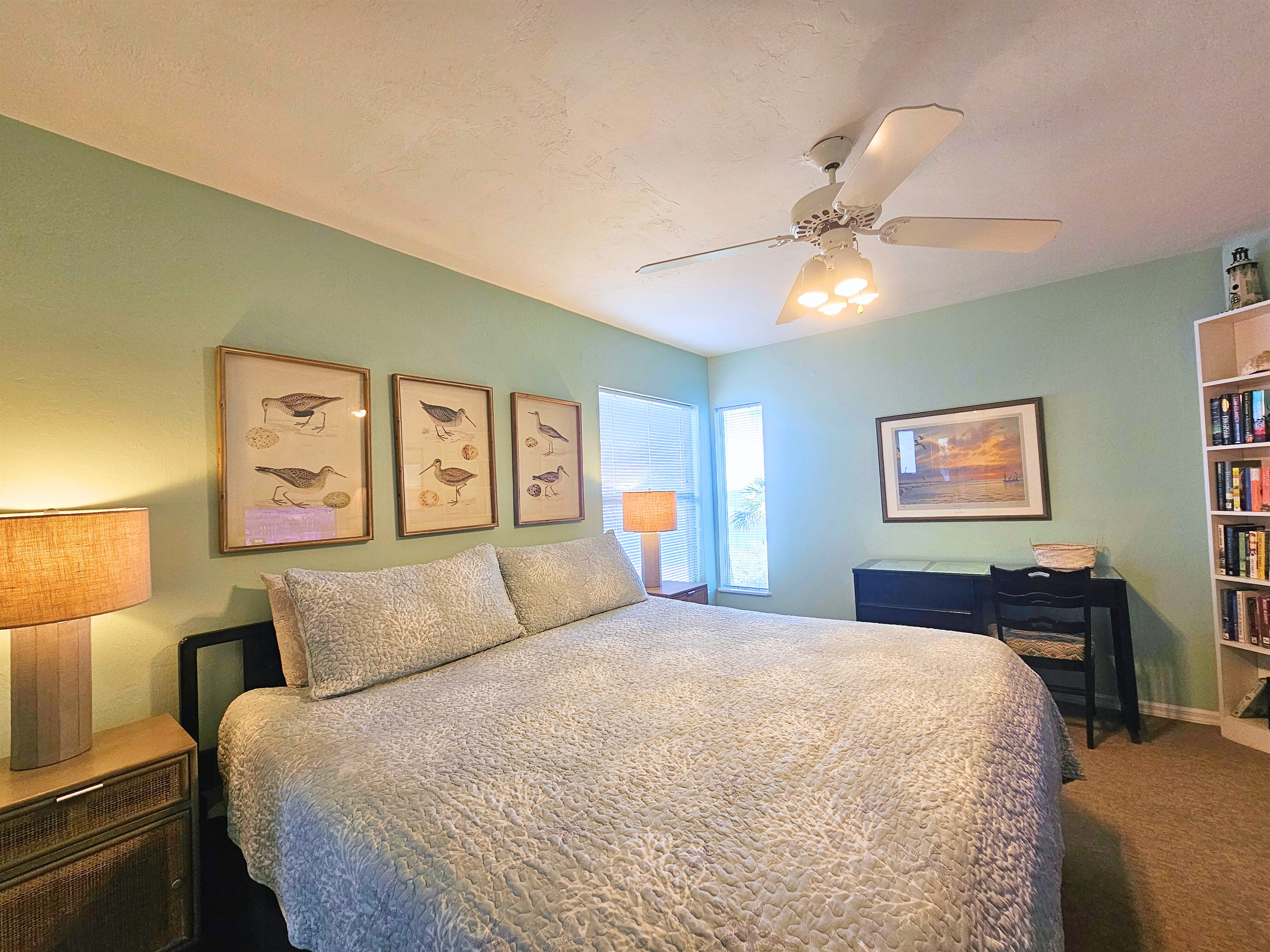 Primary Bedroom with Desk, If You Must Work From Home!