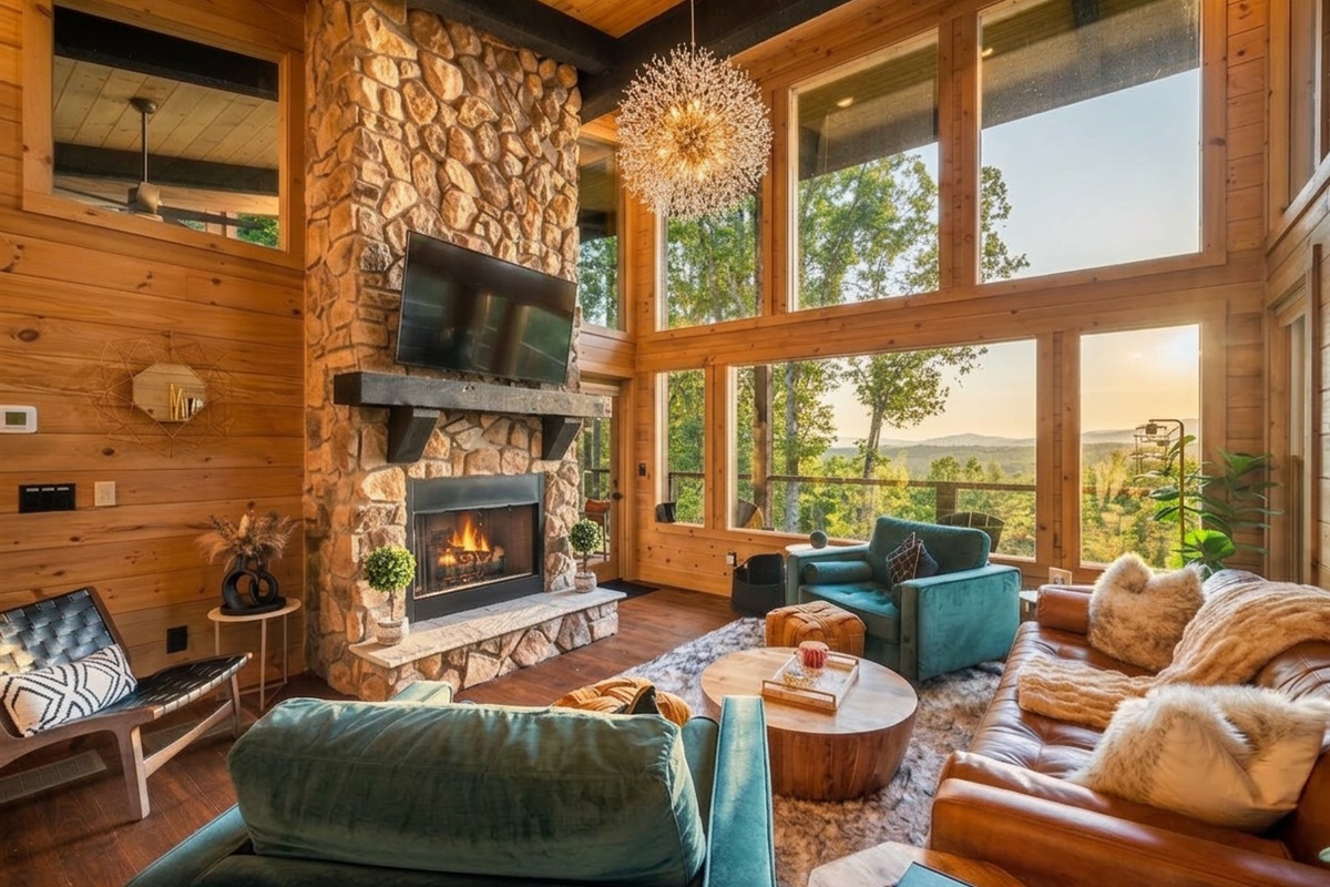 Mountain views, modern vibes. Where cozy meets chic and every seat is the best in the house.