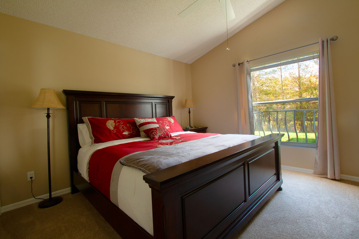 Master King Bed. TV in every room!