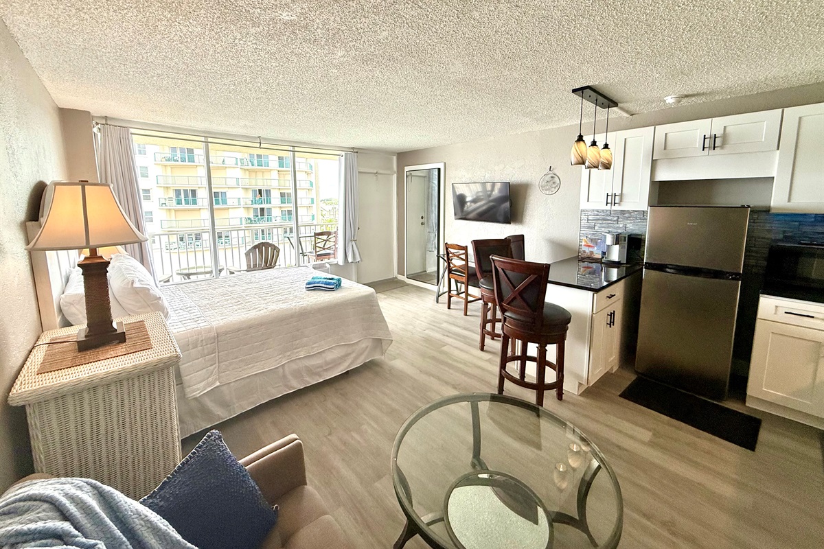Roomy studio condo