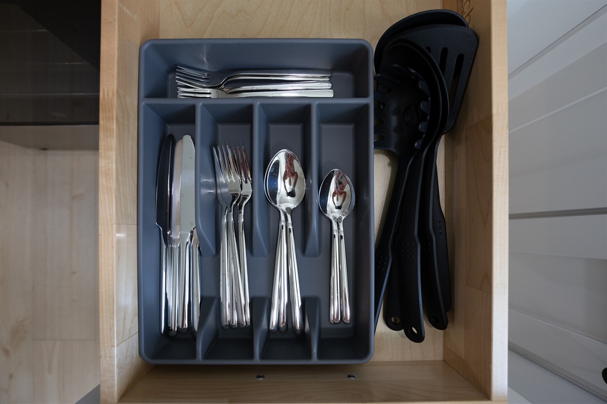 All the utensils you need—because eating cereal with a spatula is not the vibe.