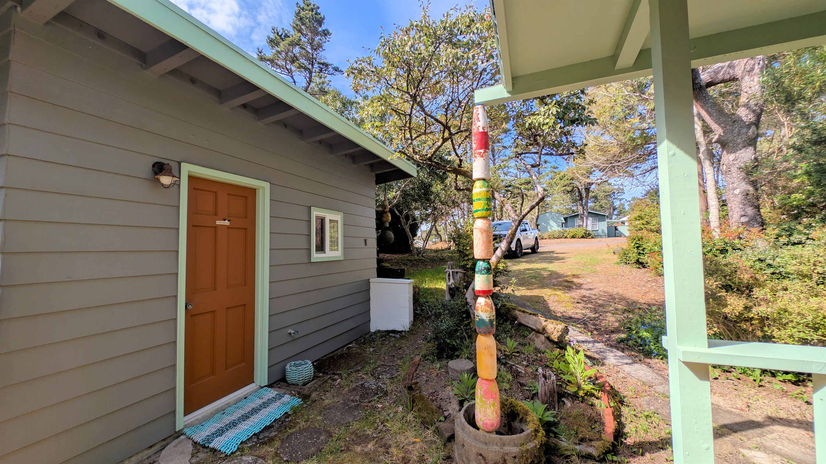 entrance to bunkhouse