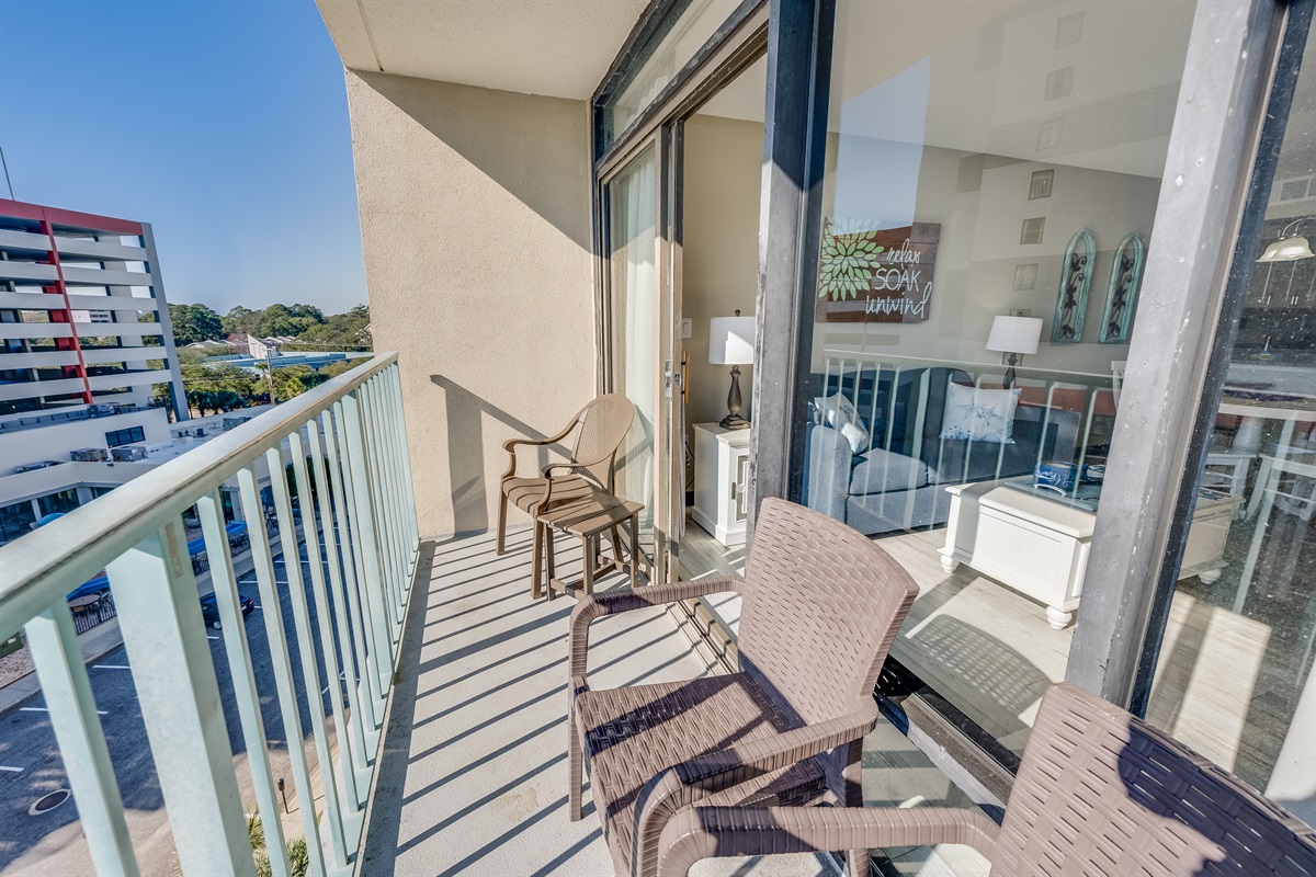 Amazing View from the Balcony!