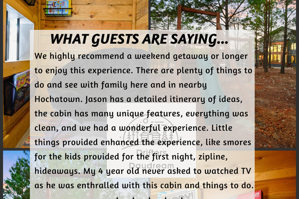 No need for TV at Drifters Daydream...although its there is you want it. :)