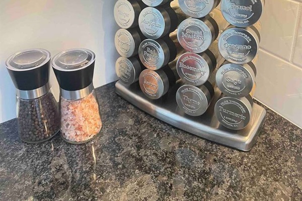 Spices and seasoning in the kitchen 