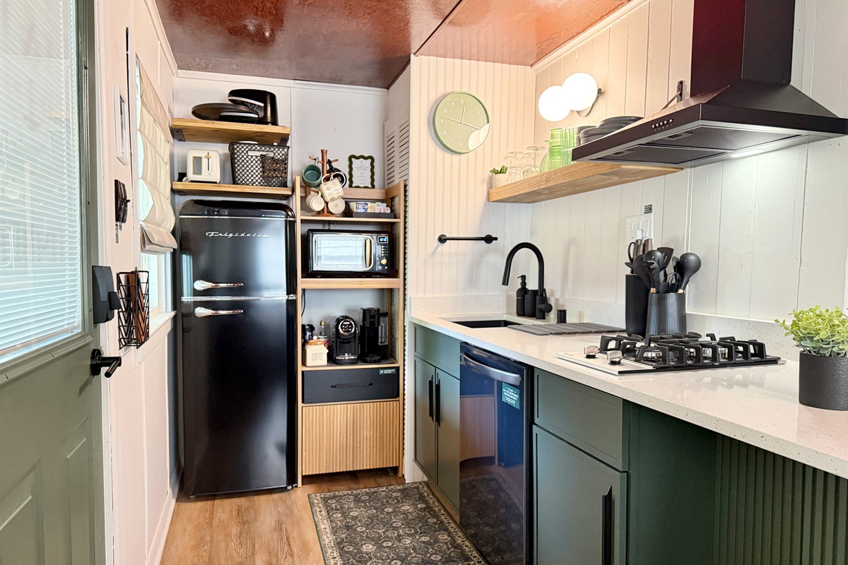 Stocked Kitchenette