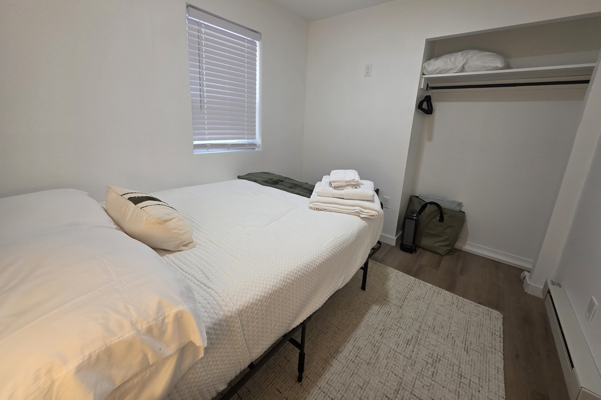 Bedroom #1 with full size bed.