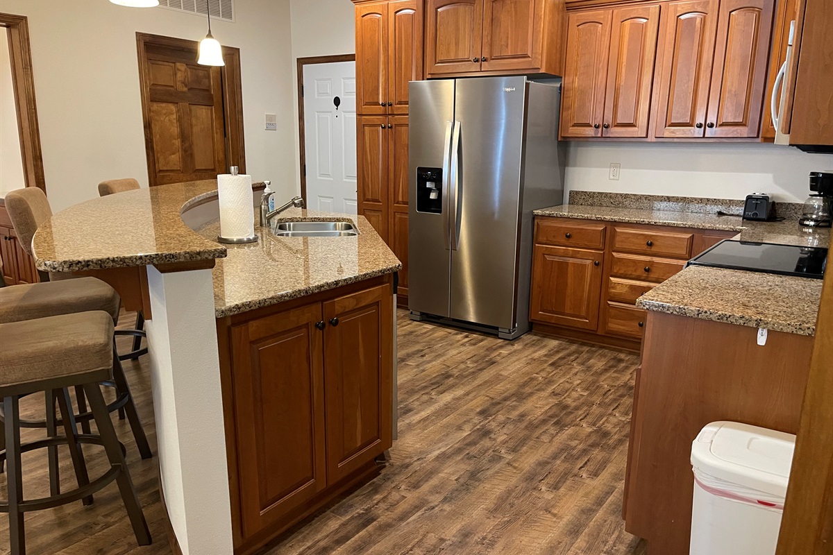 Kitchen w/stainless steel appliances