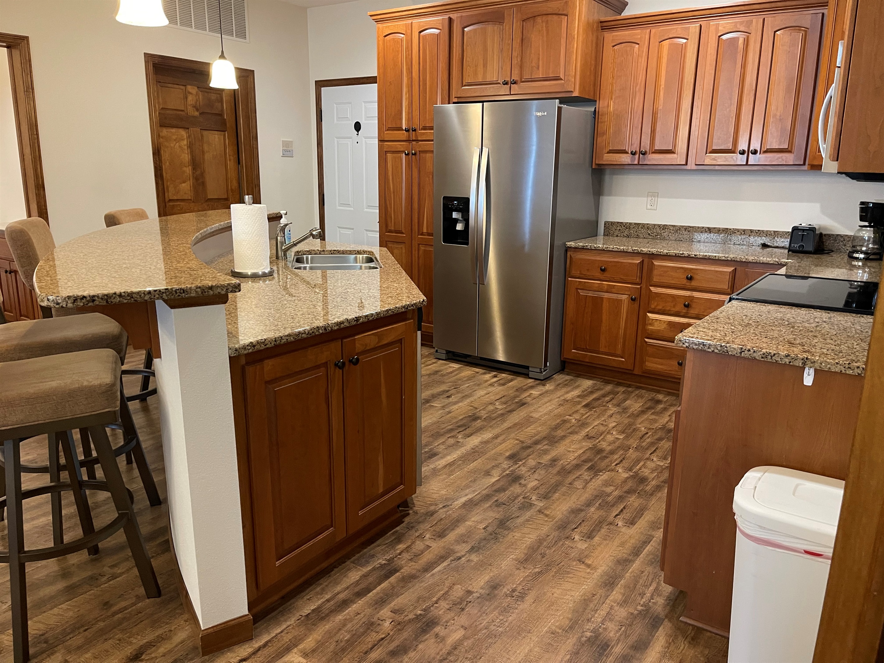Kitchen w/stainless steel appliances