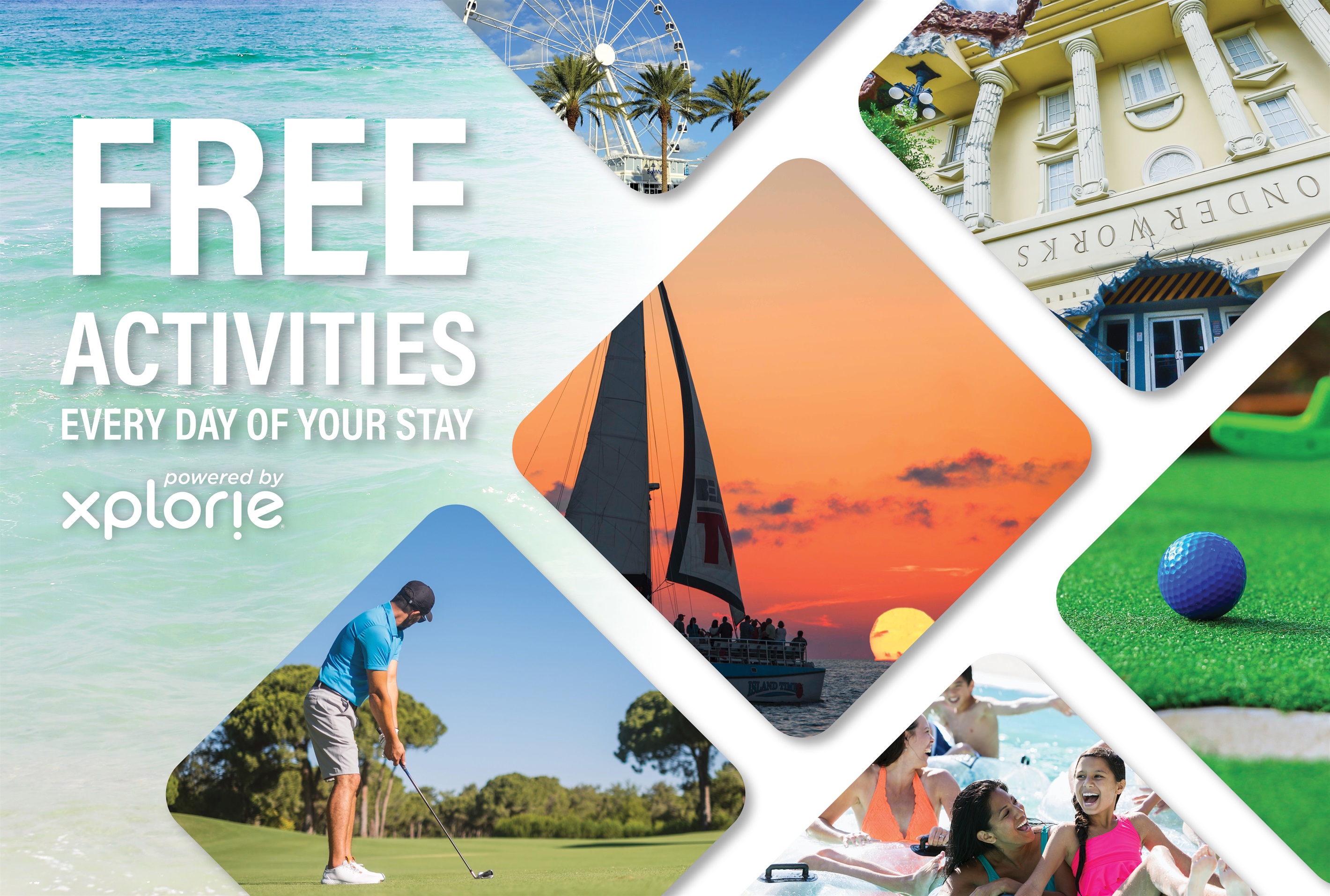 Free Attraction Tickets through our Partner Xplorie
