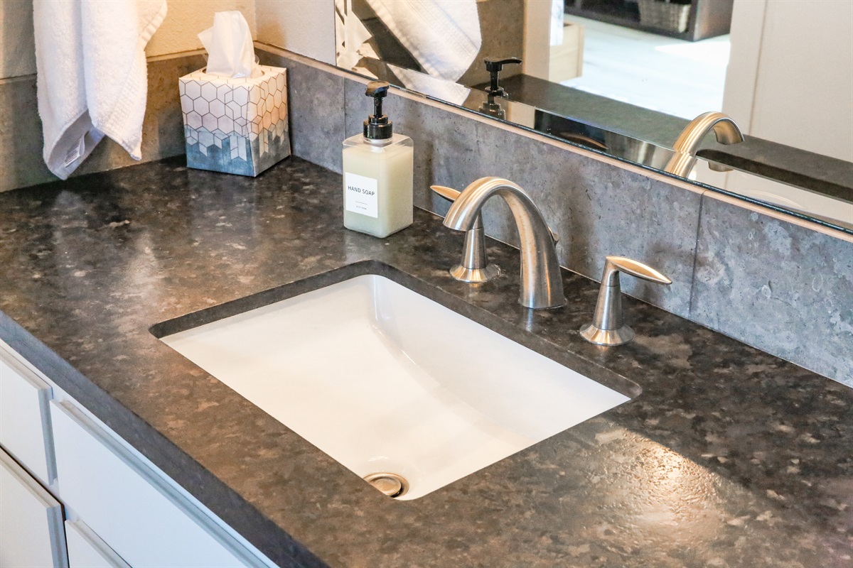 Pines by the sea ensuite bathroom with walk in shower