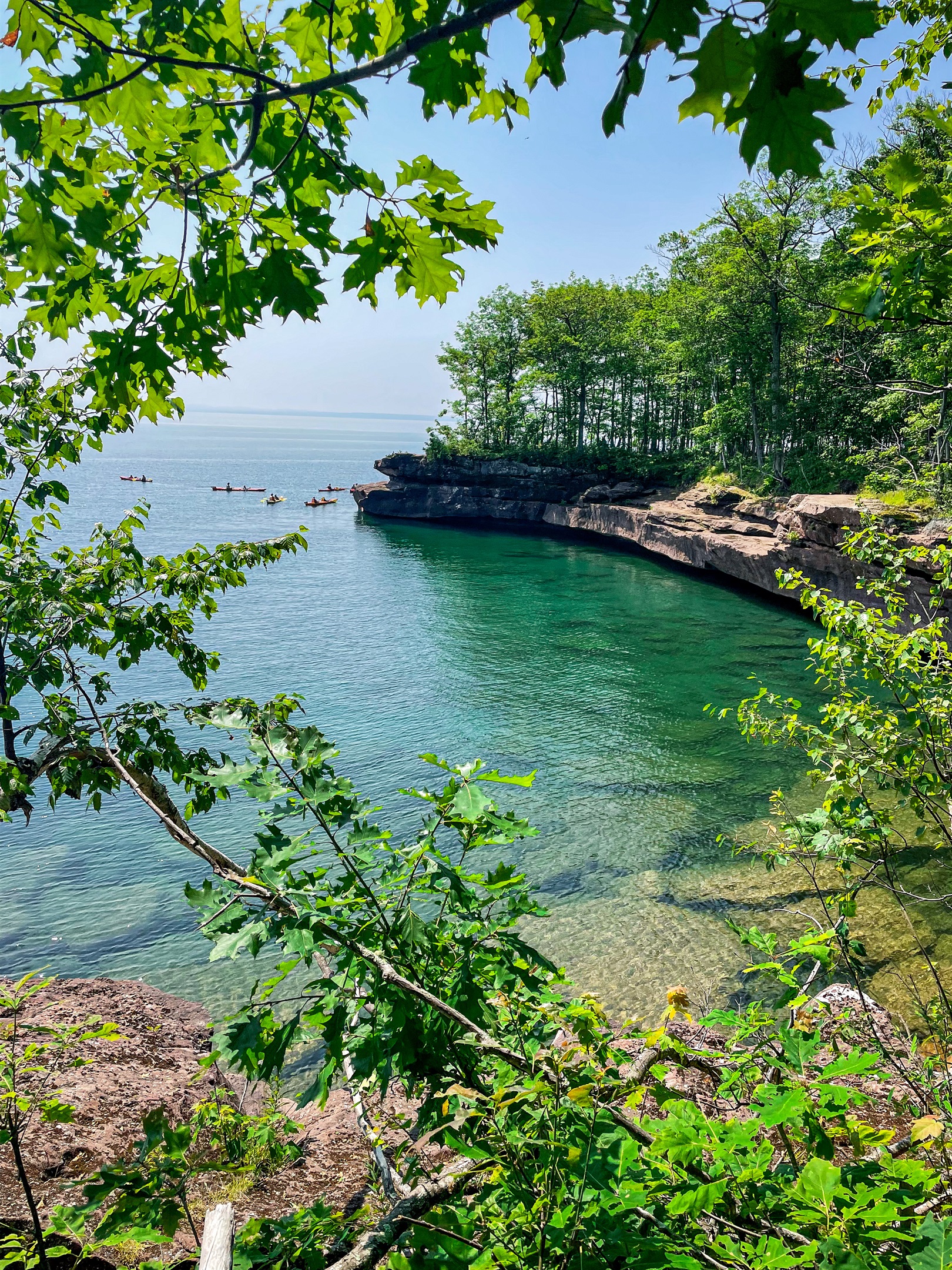 Big Bay Point Loop Trail on Madeline Island. Accessible by taking the ferry from Bayfield to La Pointe (Madeline Island) great hike for the entire family. 