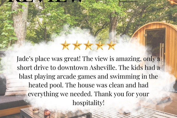 This is the experience we’re passionate about providing, and we’re thankful to host guests who choose our home.