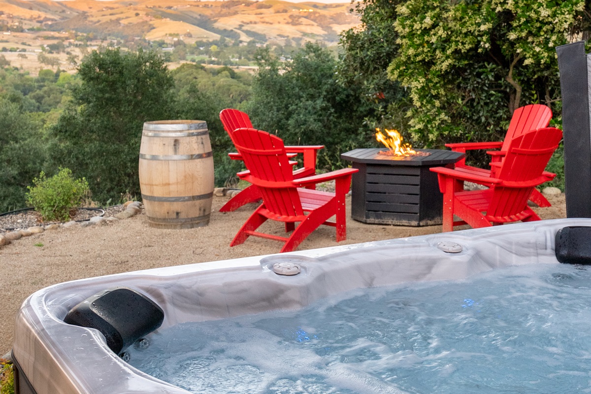 Your private hilltop spa for total relaxation.