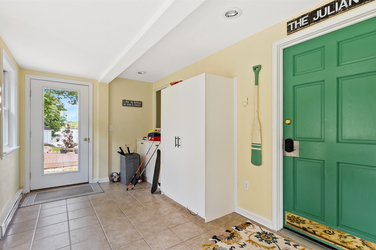 Mud Room on the Back Entry near driveway
