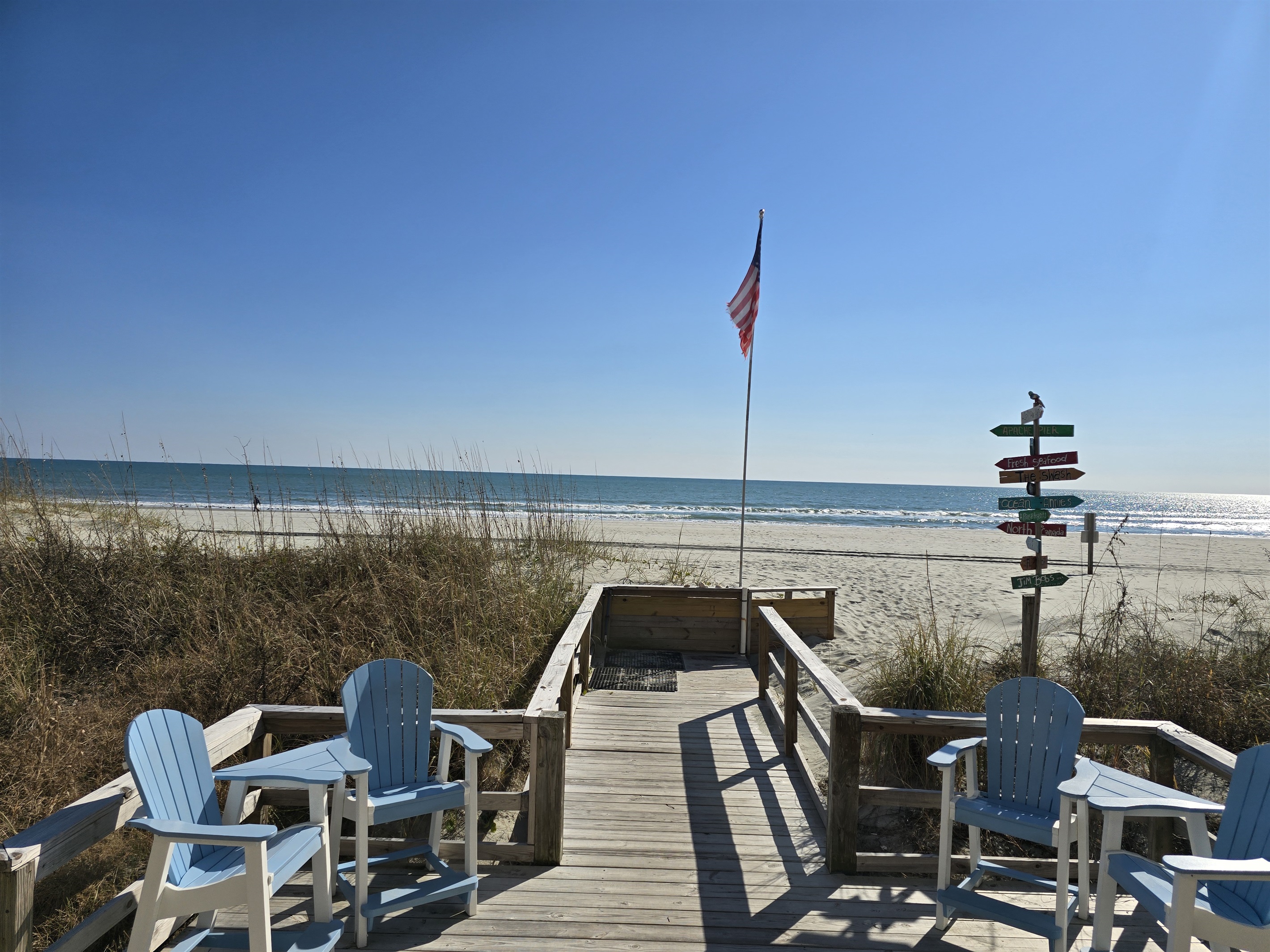 Oceanfront Deck and access