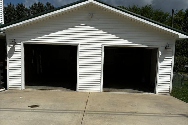 Garage 22 ft deep x 22 ft wide