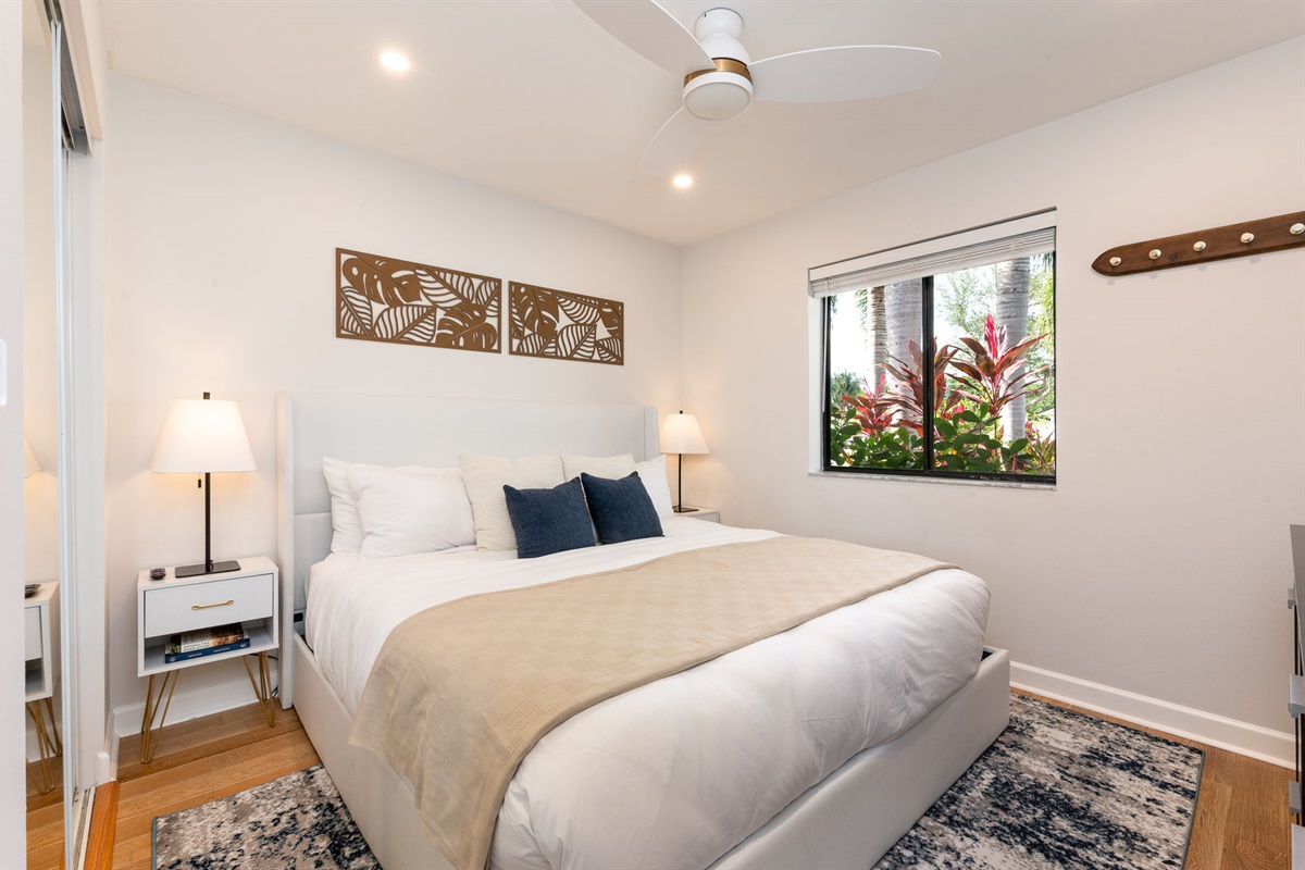 Bedroom 2 offers a plush king-size bed and a 55-inch smart TV&mdash;perfect for winding down in comfort.