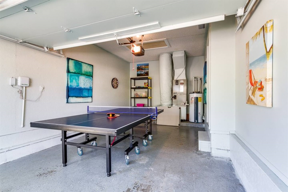 Game Room with Ping Pong & Darts