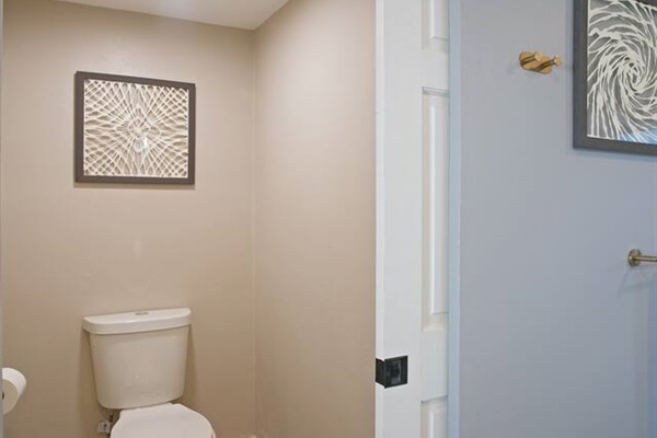 Refresh and rejuvenate in this beautifully appointed bathroom sanctuary.