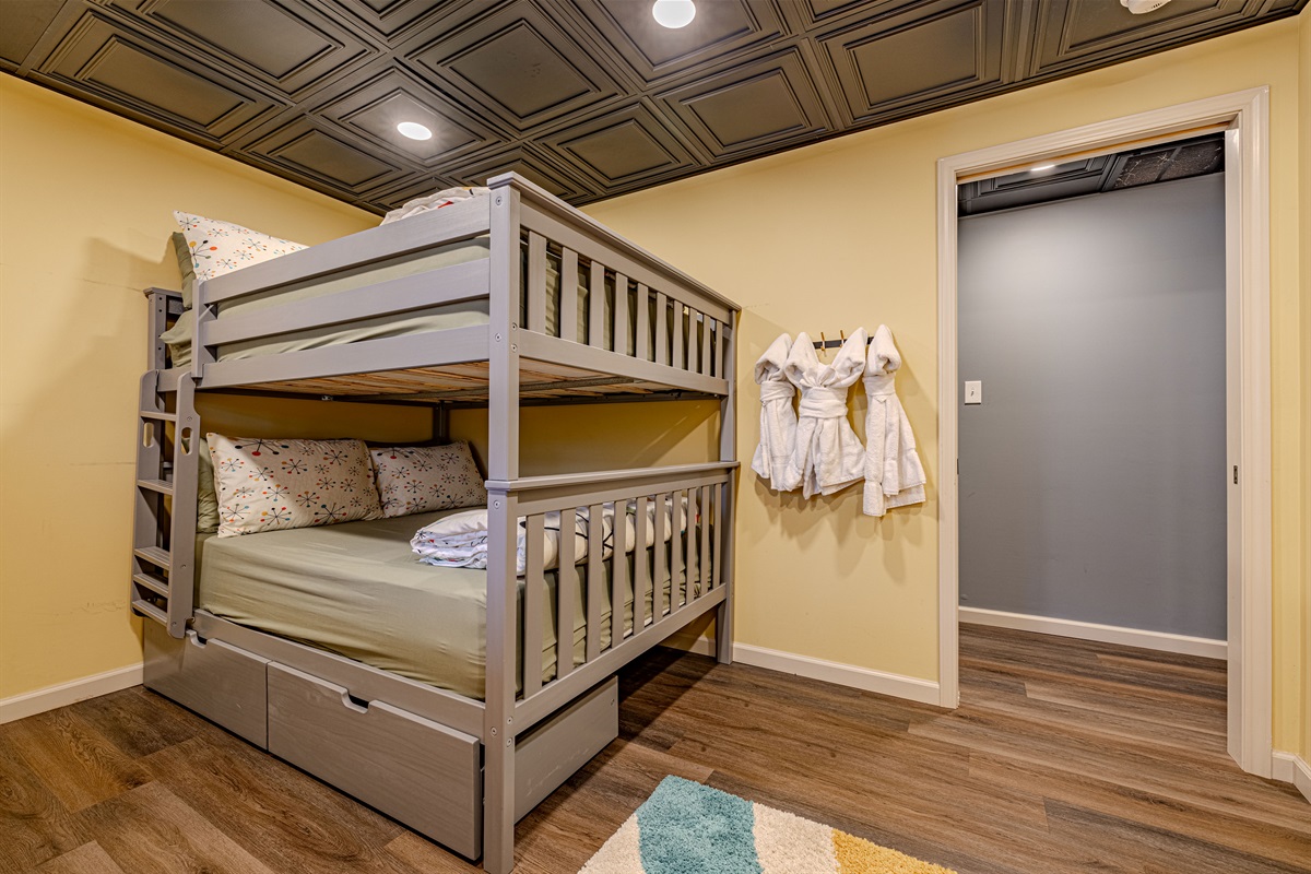 More than just a room! A great hangout for kids and adults alike, featuring soft lighting, closet space, and modern design.