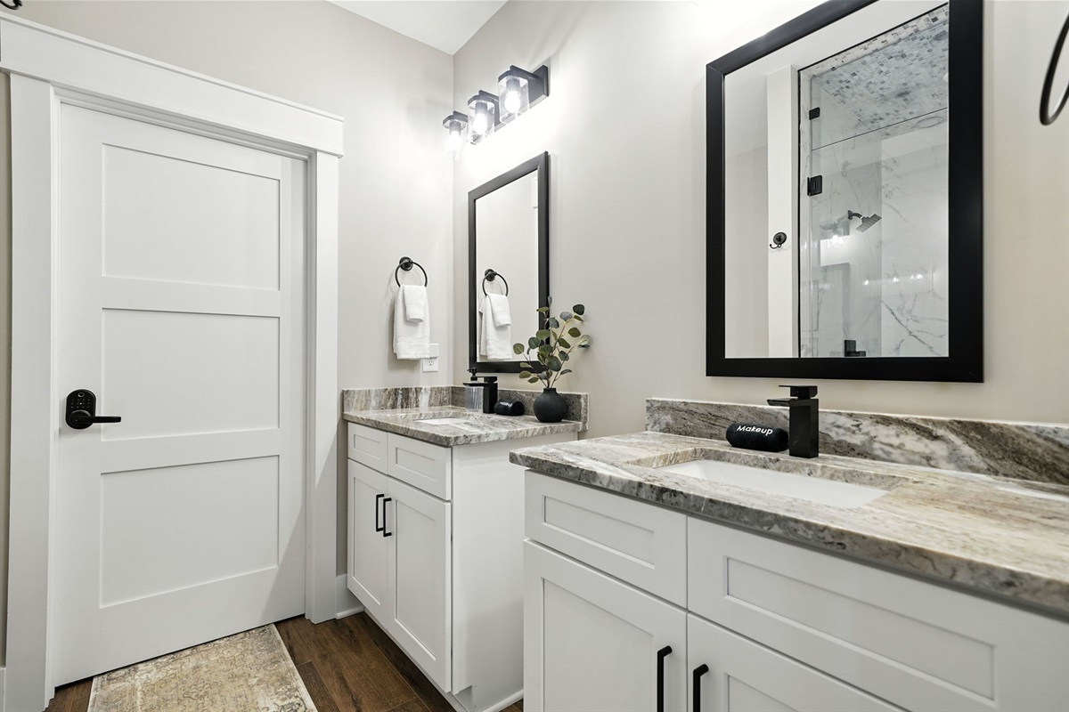 Primary bathroom - dual sinks