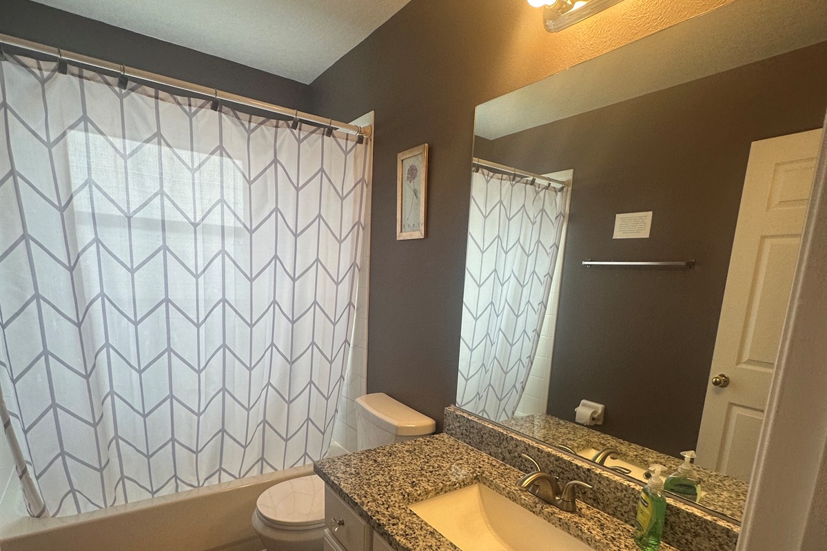 Bathroom 3 - shower tub combo