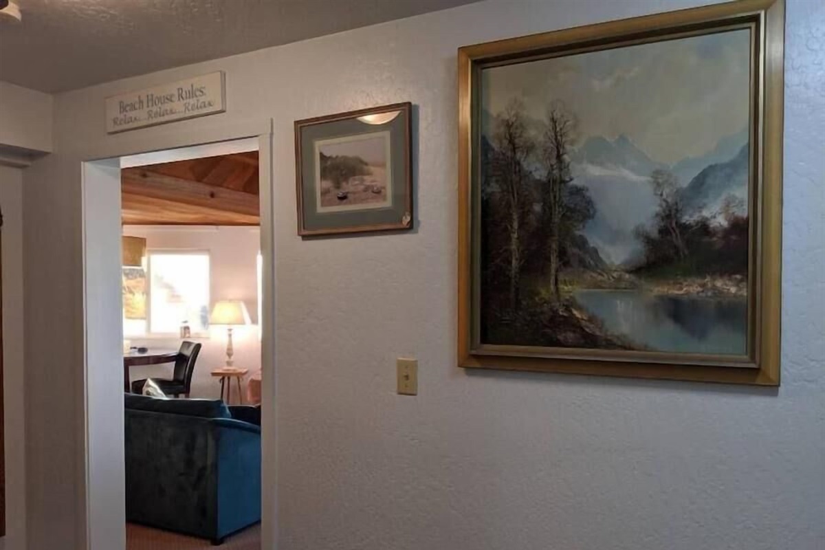 hallway between living and bedroom