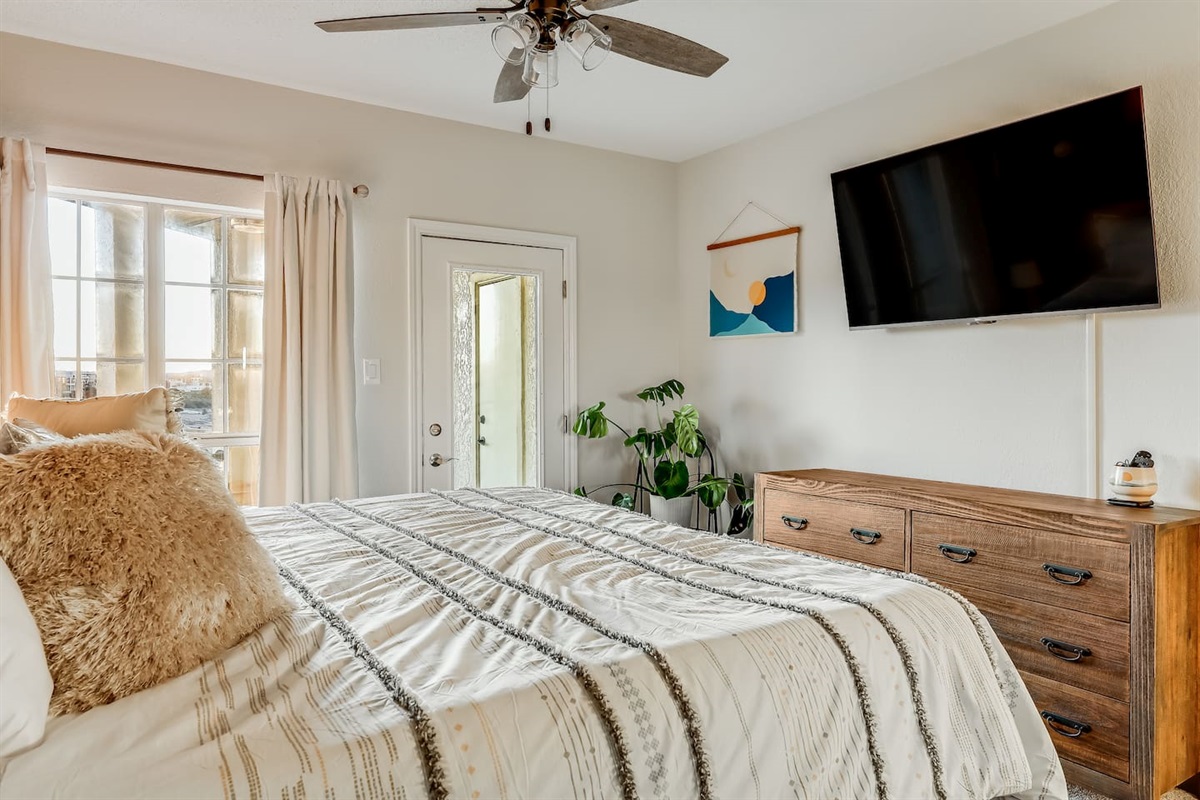 HDTV in Master Bedroom