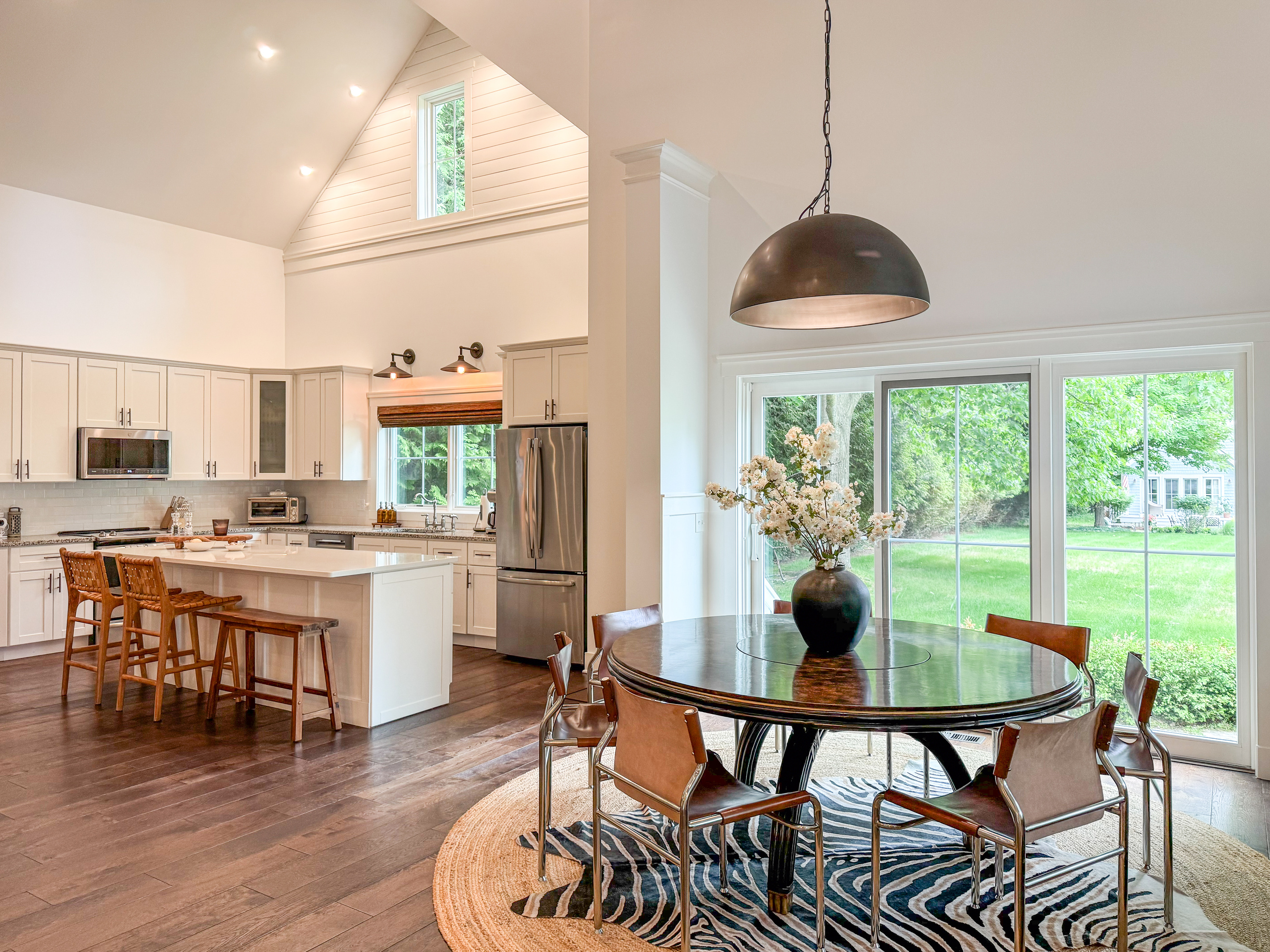 Open concept Dining room and Kitchen.